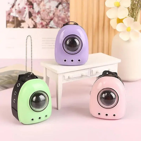 Labubu Doll Backpack Simulation Pet Bag for 10cm/15/17cm Dolls Cute Doll Accessories