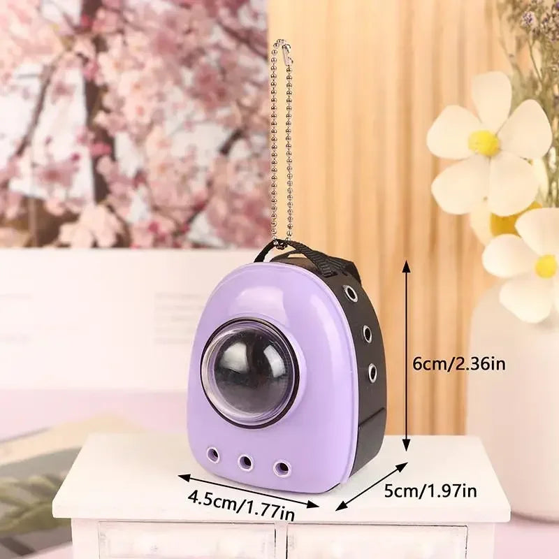 Labubu Doll Backpack Simulation Pet Bag for 10cm/15/17cm Dolls Cute Doll Accessories